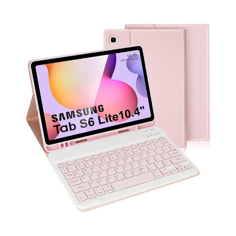 LAMA Samsung Galaxy S6 Lite Tablet Keyboard Case with Built-in S Pen H –  Thrift bazar