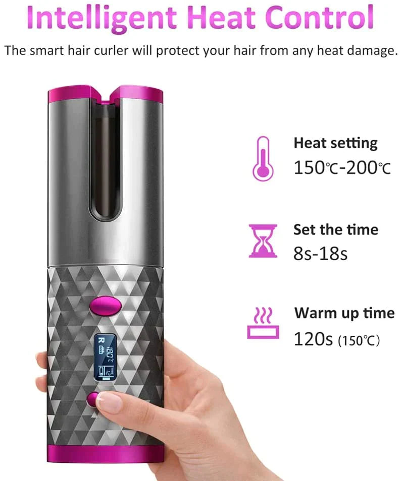 Crazy beauty Cordless Auto curler