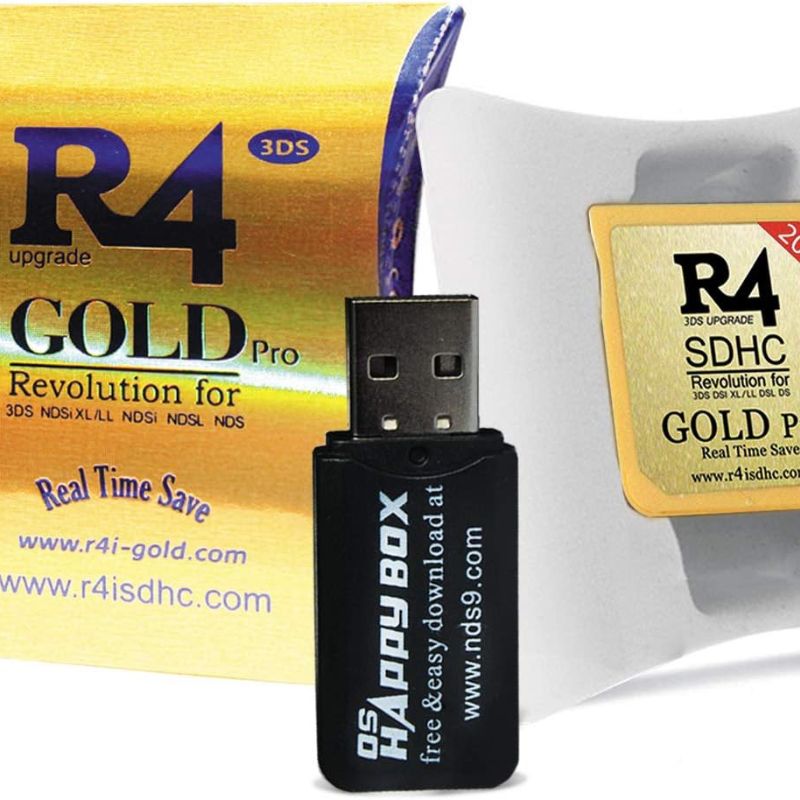 R4i SDHC Gold Pro and USB adapters Works on DS DSI 2DS 3DS DSIXL 2DSXL 3DSXL