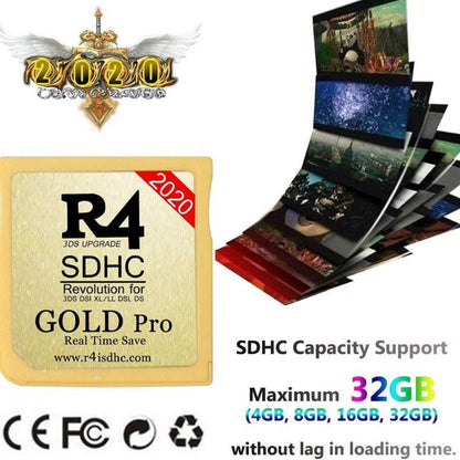 R4i SDHC Gold Pro and USB adapters Works on DS DSI 2DS 3DS DSIXL 2DSXL 3DSXL