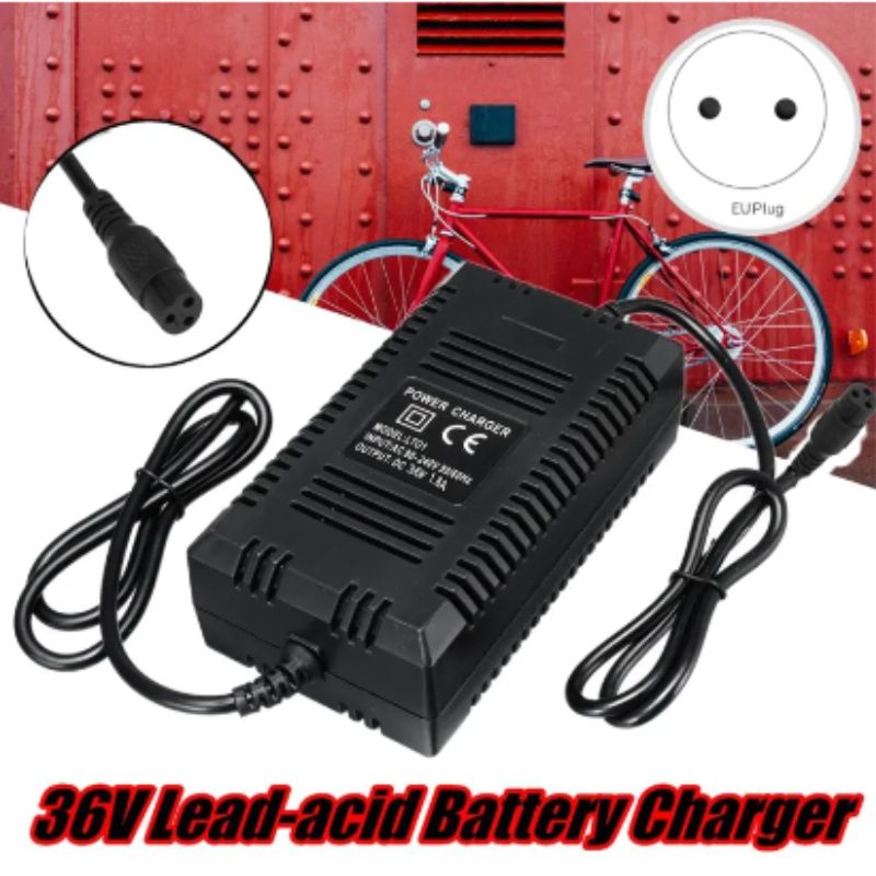 36V 1.8A Lead-Acid Charger Wheelchair Adapter EU Plug