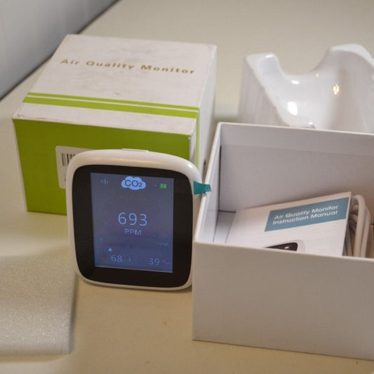 Bree rainz Air Quality Monitor for CO2 Carbon Dioxide