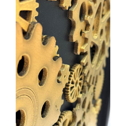 3d Steam Punk Gears 17x12.5inch wall art