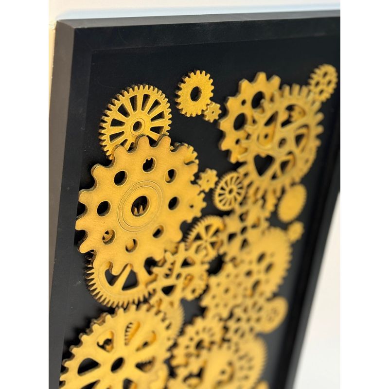 3d Steam Punk Gears 17x12.5inch wall art