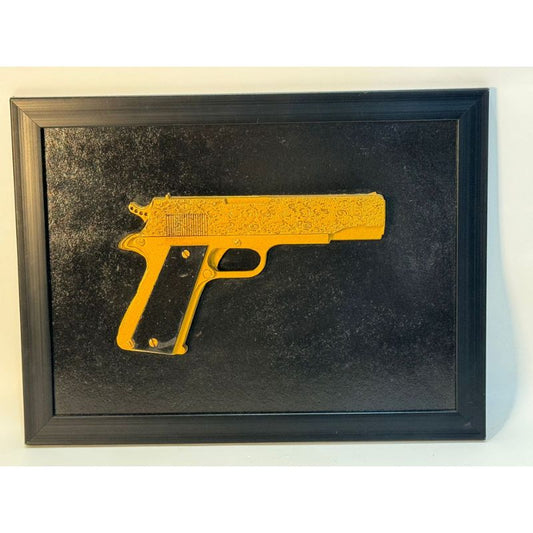 Colt 1911 Pistol 3d 15x11.5 inch wall art