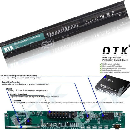 DTK VI04 756743-001 Laptop Battery for HP ProBook 440 G2 / 445 G2 / 450 G2 / 455 G2 / HP Envy 14 15 17 Pavilion 15 17 Series