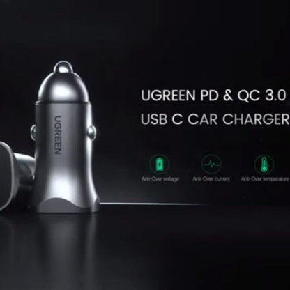 UGREEN 30780 DUAL PORT PD CAR CHARGER