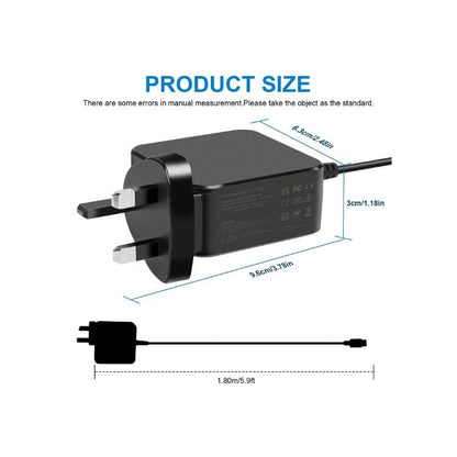 USB-C Type-C AC Adapter Power Supply Charger For all HP Laptop/Tablet