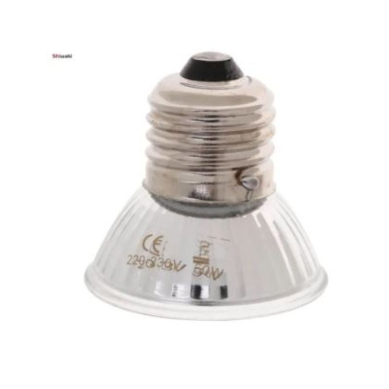 E27 UVA UVB Pet Reptile Heating Spotlights Basking Lamp Halogen Bulb 50W