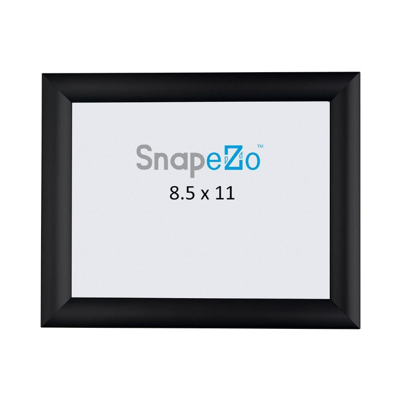 SnapeZo Weather Resistant Black Poster Frame 8.5x11 Inches, Outdoor Profile, Outdoor Poster Display Unit