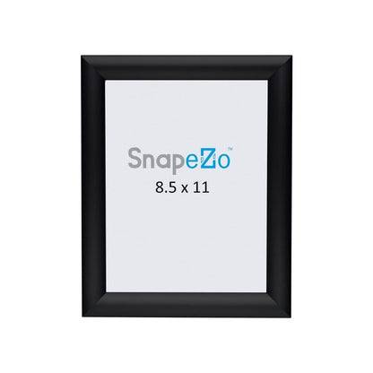 SnapeZo Weather Resistant Black Poster Frame 8.5x11 Inches, Outdoor Profile, Outdoor Poster Display Unit