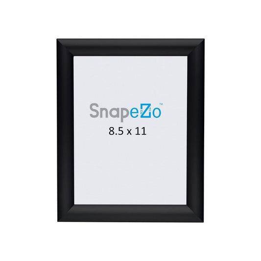 SnapeZo Weather Resistant Black Poster Frame 8.5x11 Inches, Outdoor Profile, Outdoor Poster Display Unit