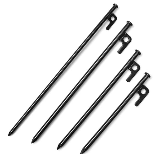 Heavy Duty Camping Stakes, aço forjado, Tent Pegs, Prego para Jardim, Sobremesa, Snowfield, Gelo, Grassland Canopy, Rain Tarp, 4Pcs