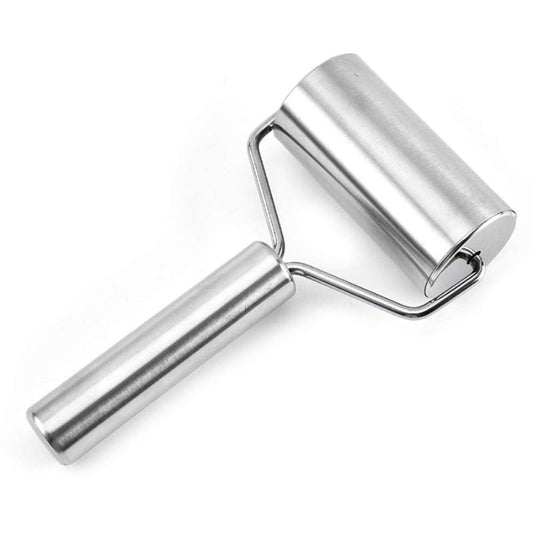 Sleek Stainless Steel Rolling Pin Pastry Pizza Baker Roller Metal Kitchen Utensils Ideal for Baking Dough, Pizza, Pie, Pastries, Pasta and Cookies