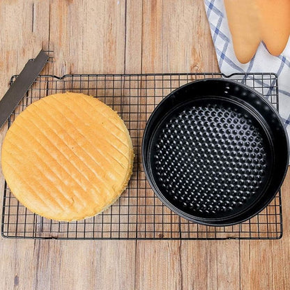 Cake Pan, 3 Pieces/Set 11cm 18cm 24cm Removable Bottom Round Shape Loop Cake Pan DIY Baking Accessories