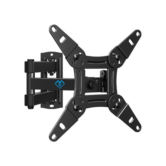 PERLESMITH TV Wall Bracket for 13-42 inch TVs, Swivels Tilts TV Wall Mount for Flat & Curved TV，VESA 75x75mm to 200x200mm up to 20kg