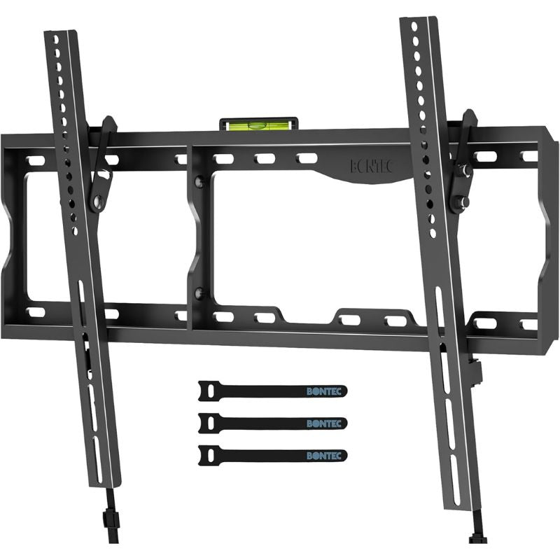 BONTEC Tilting TV Wall Mount for Most 17-86 inch LED OLED LCD Flat Curved Screen TVs, TV Wall Bracket Holds up to 165lbs, Max VESA 600 x400mm