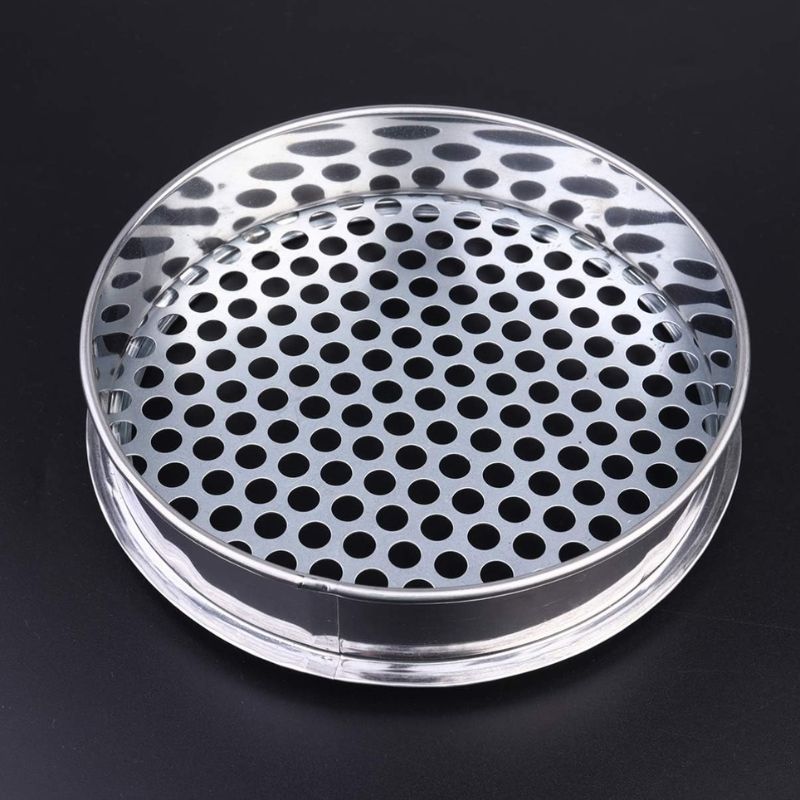 Hemoton Garden Sieve Mesh Garden Sieve Stainless Steel Diameter 20 cm Hole 10 mm Stone Sand Earth Mesh Sieve Garden Tools Gardening Garden Plants Cultivation Tool Garden Supplies