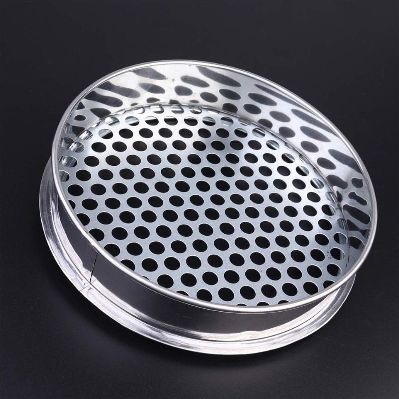 Hemoton Garden Sieve Mesh Garden Sieve Stainless Steel Diameter 20 cm Hole 10 mm Stone Sand Earth Mesh Sieve Garden Tools Gardening Garden Plants Cultivation Tool Garden Supplies