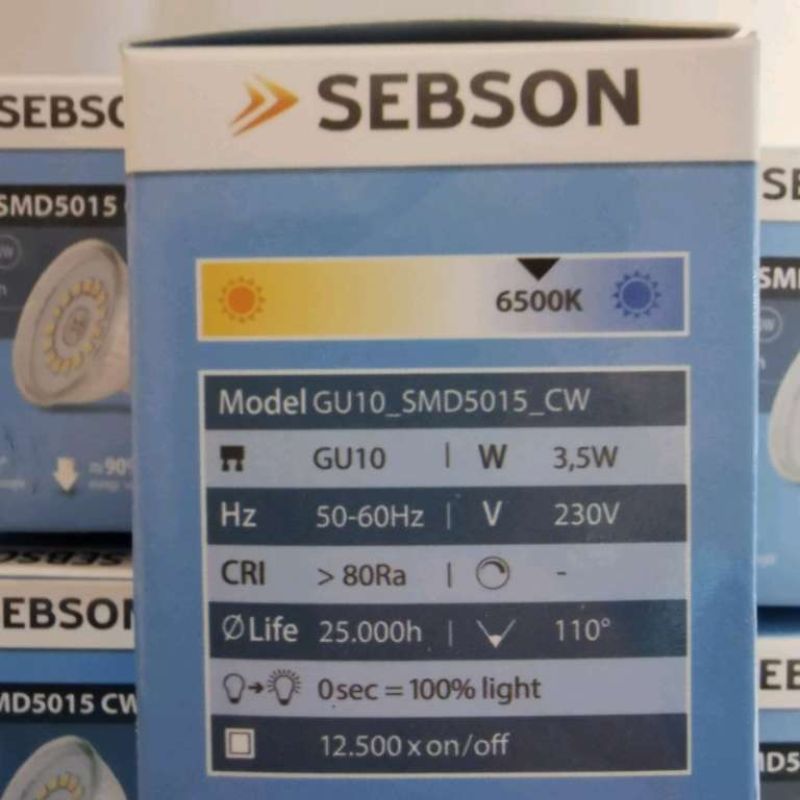 SEBSON LED GU10 3,5W