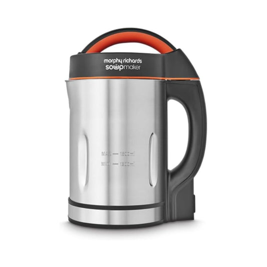 Morphy Richards Classic Soup Maker, 1.6L, Multi-Settings, LED Displayed Panel, Motorised Blade, Stainless Steel, 1000W