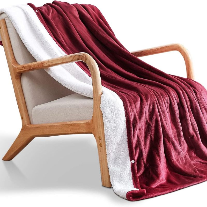 whole body electric heated throw blanket LMTH-B-301 red 130x180cm