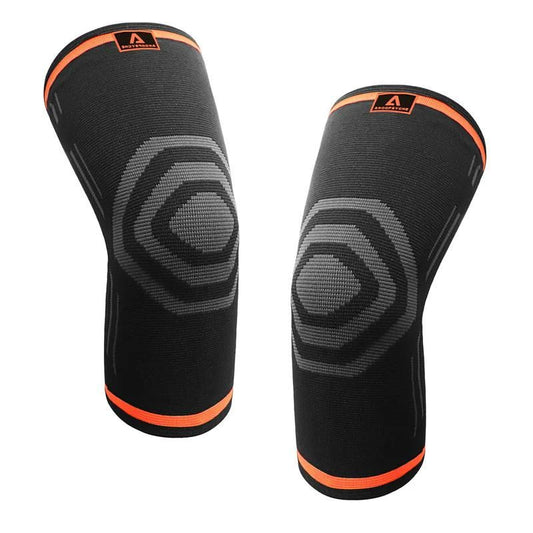 Anoopsyche Knee Support Pack Of 2 Knee Supports Strength Training Fitness, Volleyball Knee Pads, Compressed Knee Supports For Basketball, Tennis, Jogging, Sports Knee Brace Fitness Band Bag