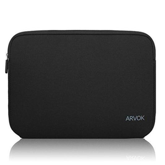 Arvok 15-16 Inch Laptop Sleeve Multi-color & Size Choices Case/Water-resistant Neoprene Notebook Computer Pocket Tablet Briefcase Carrying Bag/Pouch Skin Cover For Acer/Asus/Dell/Lenovo, Black