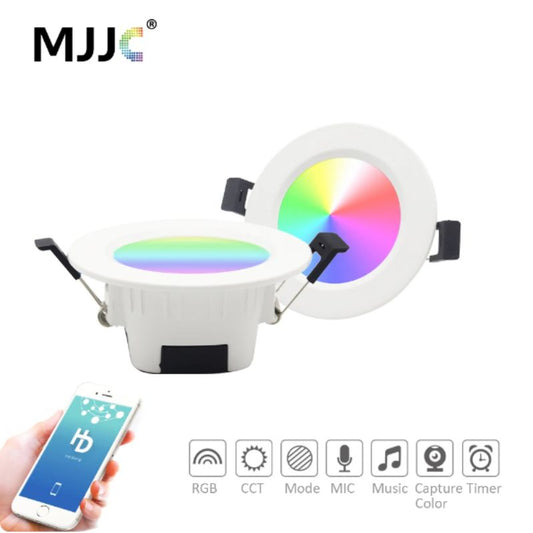 220V  5W RGB Downlight Bluetooth APP Control Recessed Spot Lamp