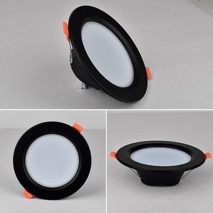 5W Downlight 3000K LED Recessed Ceiling Light for Home  (Color : Black(5W), Size : 3000K Warm