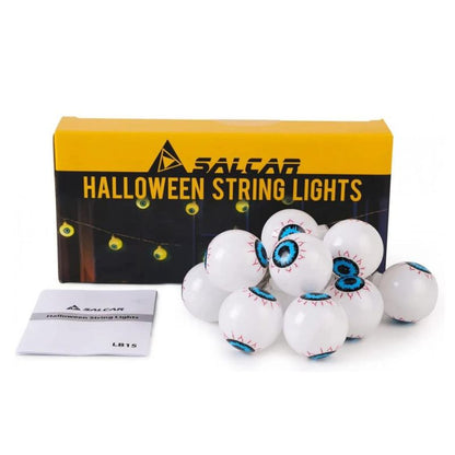 Salcar Halloween installation, LED, white/black/blue, 1.5 m