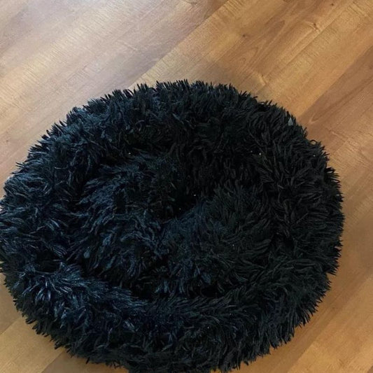 Round Pet Bag Black