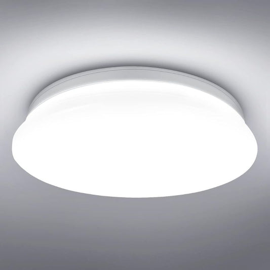 Lepro LED Ceiling Light, 24W 1850lm Daylight White 5000K, Flush Dome for Living Room, Bedroom, Office, Garage, φ28cm Round