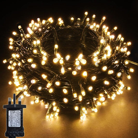 1000 pcs LED String Fairy Lights On Dark Green Cable with Various Light Effects, Ideal for Christmas Tree, Xmas, Party,Wedding