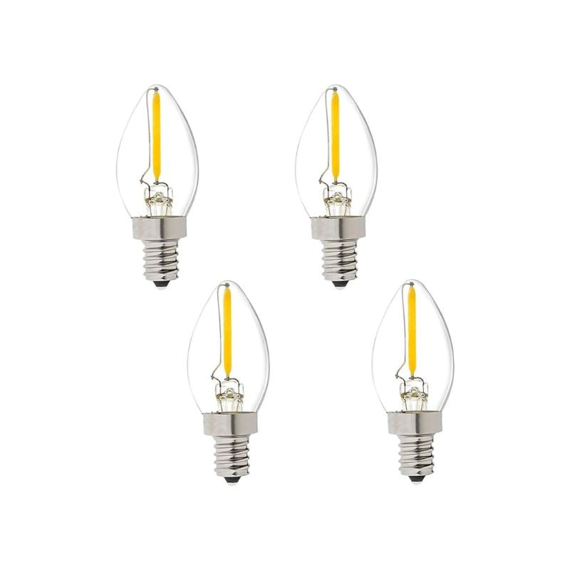 Refriger Light 4Pcs Led Fridge Light Bulb Energy Saving SES Led Pygmy Bulb E14 Lamp 220V-240V Set of 4