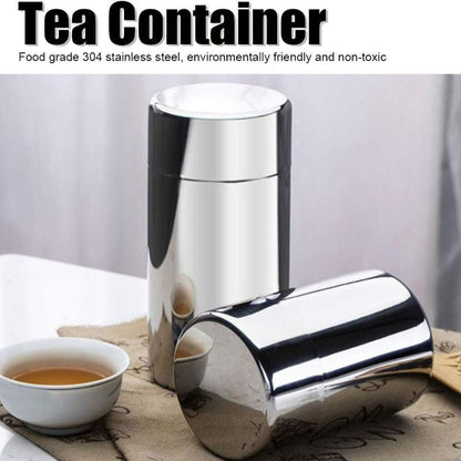 Tea Tin Canister with Airtight Double Seal Lids