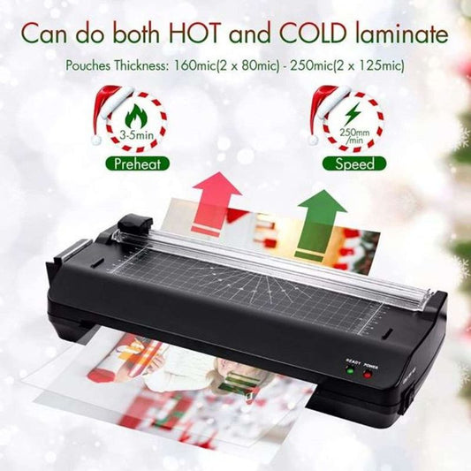 Blusmart 13'' Blusmart Laminator, A3 Thermal and Cold Laminating Machine