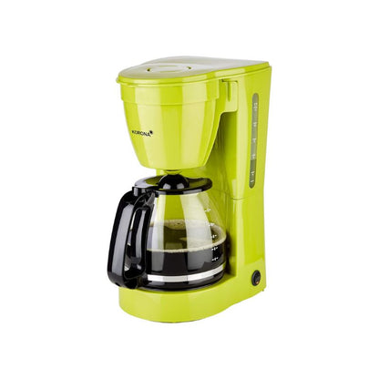 Korona 10118 Coffee Maker | Filter Coffee Machine for 12 Cups of Coffee | Glass Jug | Green | 800 Watt