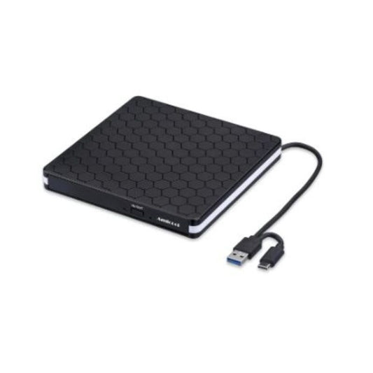 Amicool USB 3.0 Type-C CD DVD +/-RW Optical Drive USB C Burńer Slim CD/DVD ROM Rewriter Writer Reader Portable for PC Laptop Desktop MaćBook Mác Windows 7/8.1/10 Linux OS