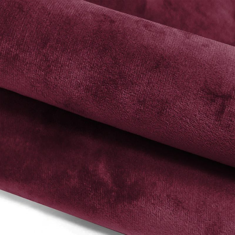 Crushed Velvet Cushion Cover Burgundy