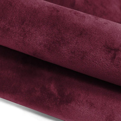 Crushed Velvet Cushion Cover Burgundy