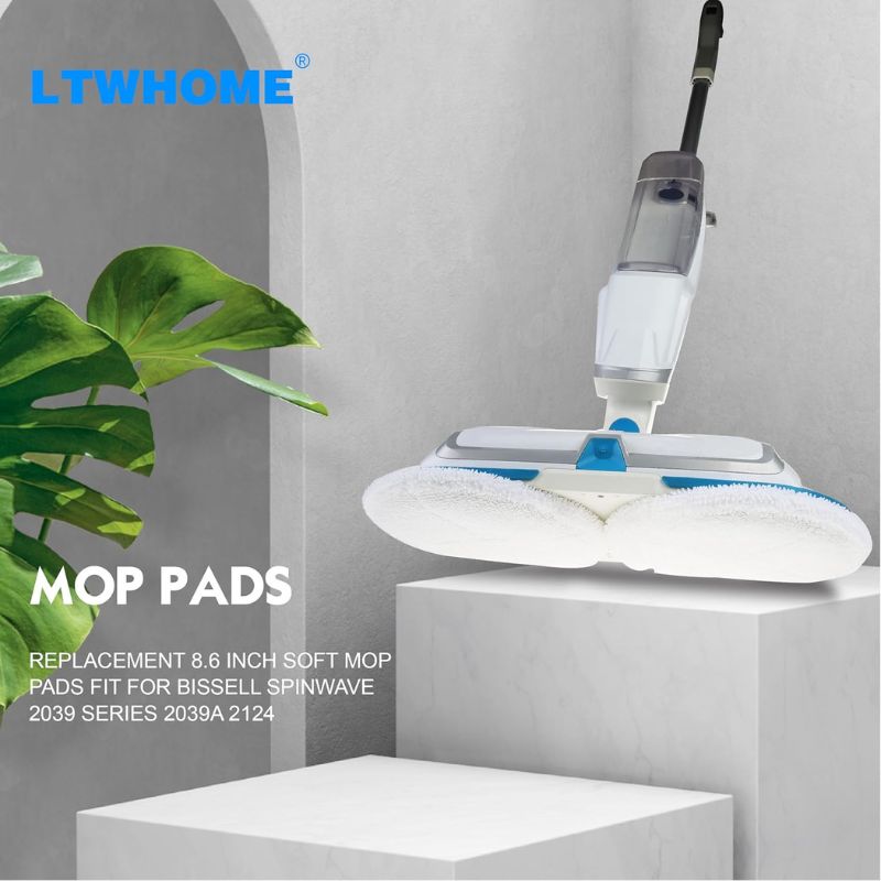 LTWHOME Replacement Soft Mop Pads 6pcs