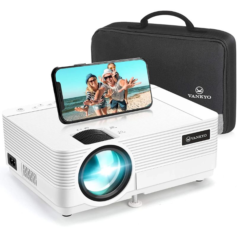 VANKYO Leisure 470 Mini Wifi Projector, 250'' Large Screen and 1080P Supported LCD Home Theater Projector