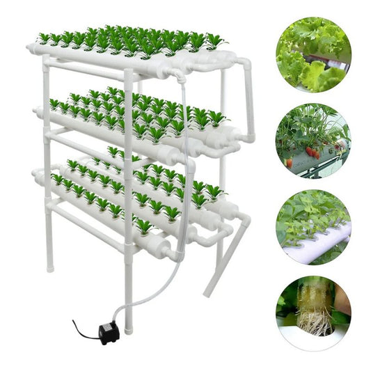 Soilless culture equipment family balcony pipe type hydroponic vegetable planter automatic hydroponic Flower standvegetable