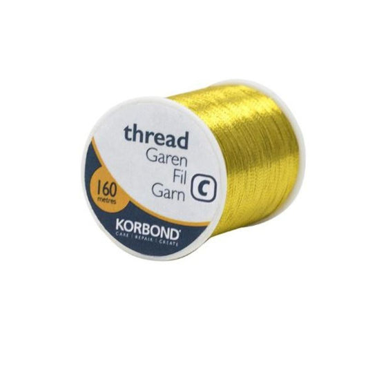 160m Metallic Gold Thread