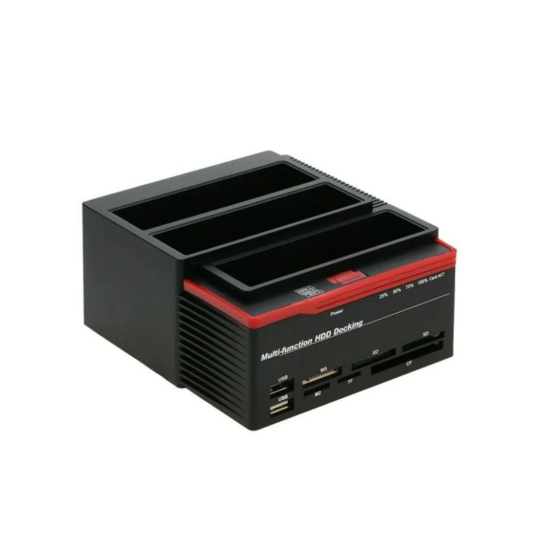 Multifunctional 2.5/3.5" &SATA Hard Disk Base USB 3.0 HDD Docking Station Three-bay HDD Docking Station Plug