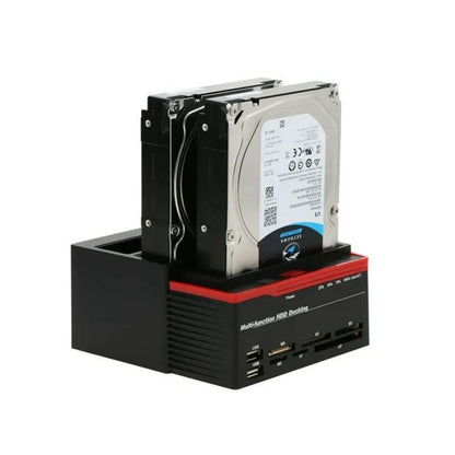 Multifunctional 2.5/3.5" &SATA Hard Disk Base USB 3.0 HDD Docking Station Three-bay HDD Docking Station Plug