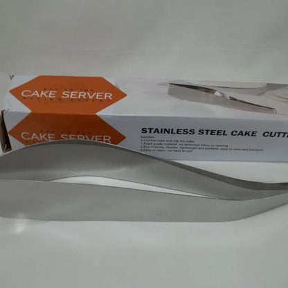 Baking Fun Cake Server Baking Expert Stainless Steel Cake Cutter 9.5"