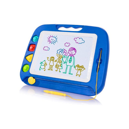 SGILE Magnetic Drawing Board Toy for Kids, Large Doodle Board Writing Painting Sketch Pad, Blue