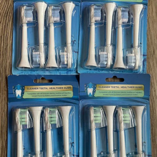 3 Pack Cleaner Teeth Healthier Gums 12 Toothbrush Handles Total (4 Each)